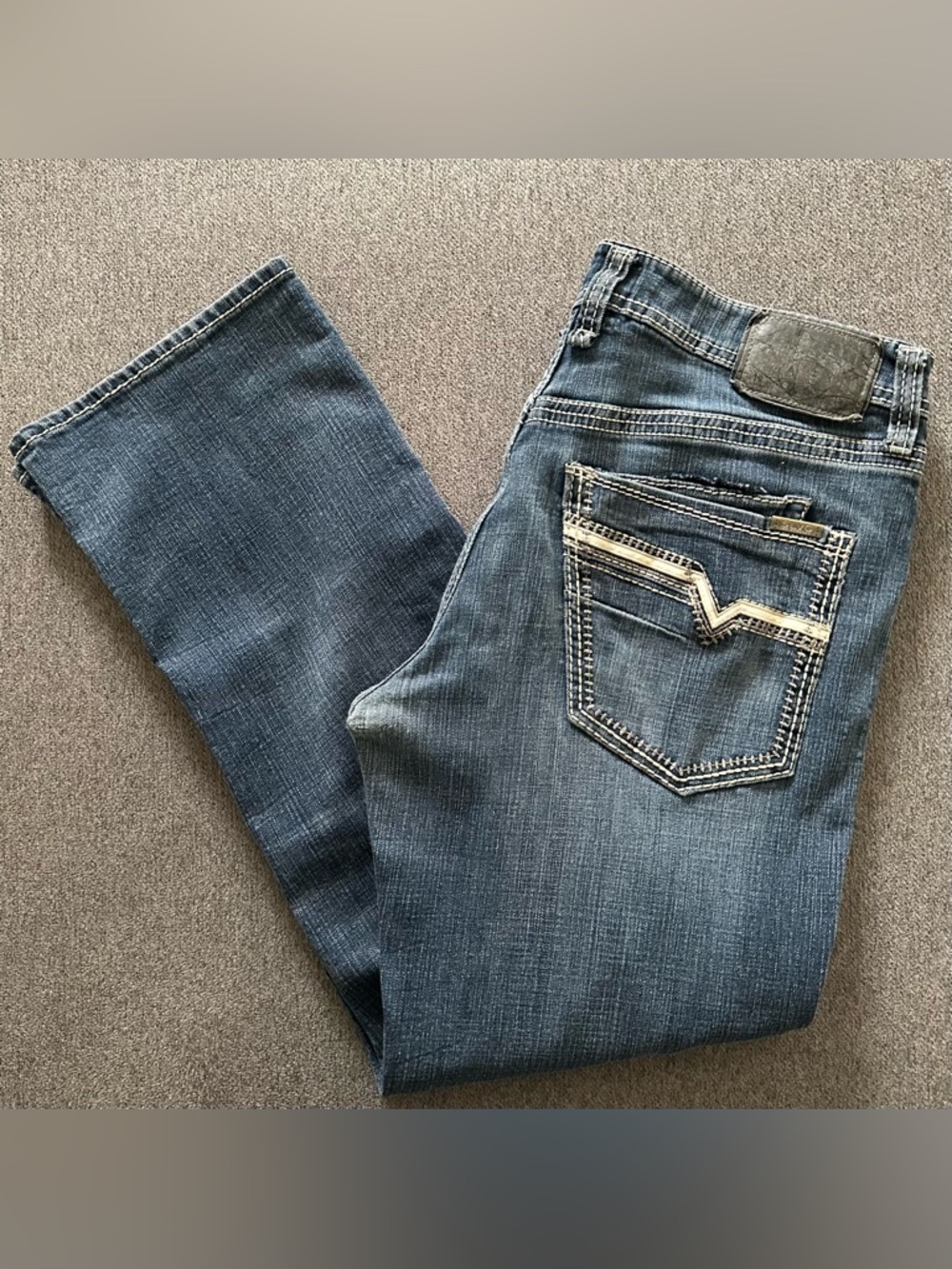 Salvage by Buckle Men’s Anarchy Straight Relaxed Jeans 34 Regular - Picture 3 of 8